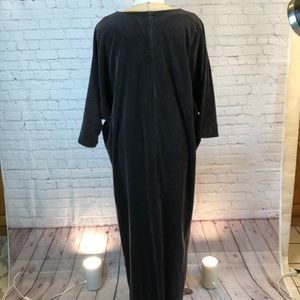 Lucie Ann velour batwing lounge dress